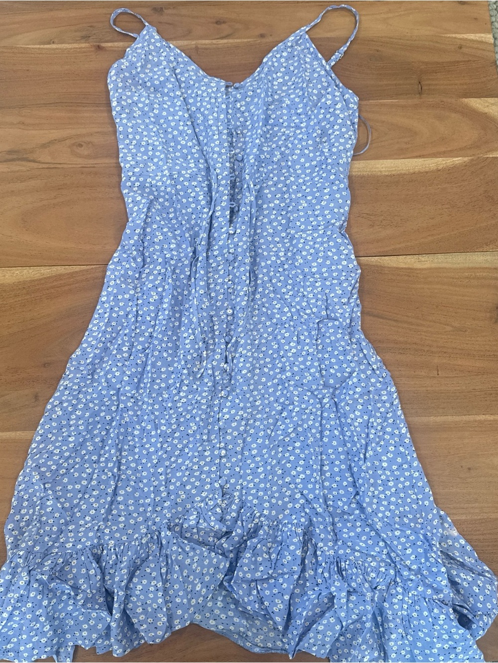 Rails Light Blue Floral Sundress with Delicate Daisies